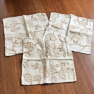 Pottery Barn Cream and Tan Accent Pillows